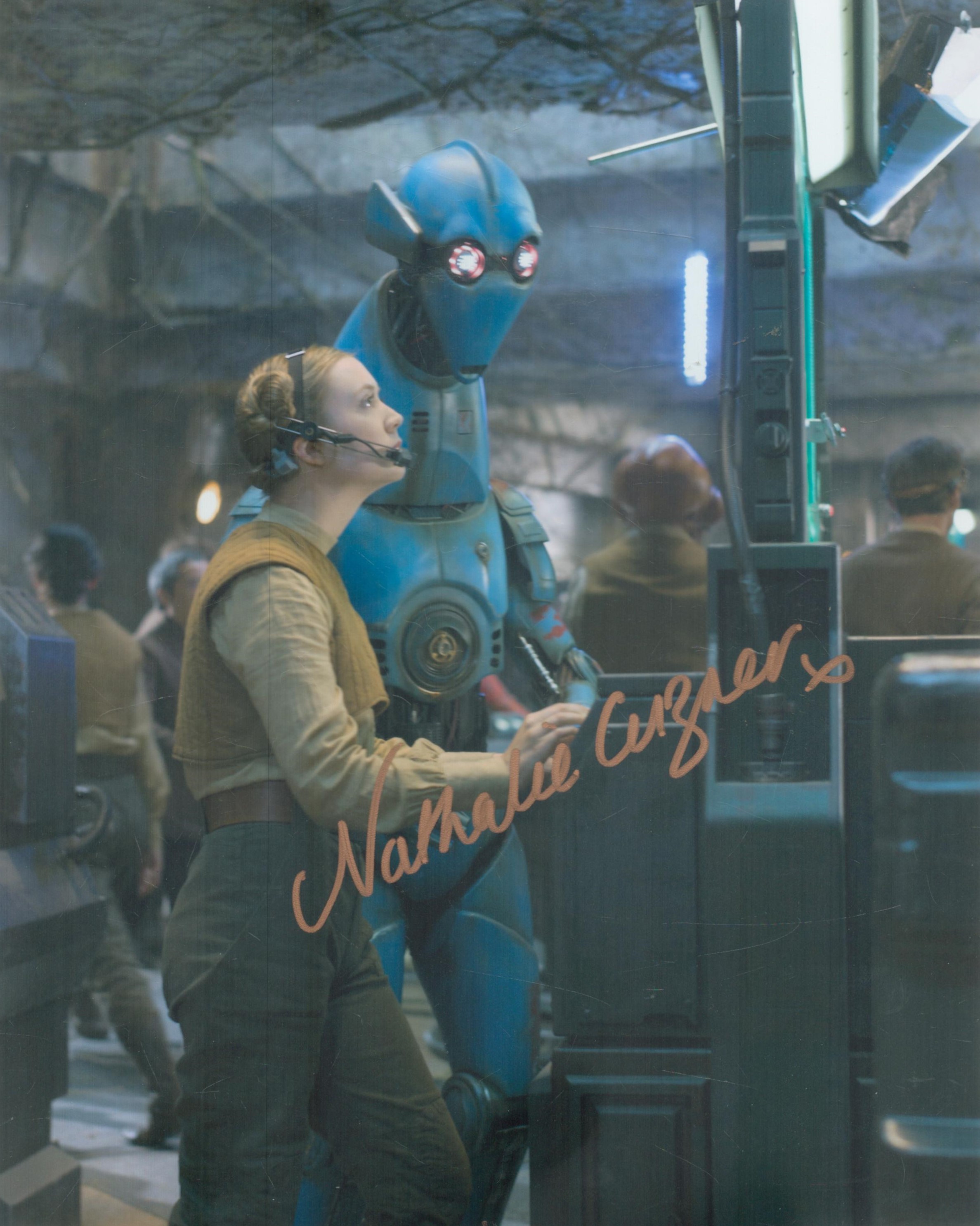 Star Wars Nathalie Cuzner as Droid PZ4CO signed 10 x 8 inch colour movie scene photo. Nathalie