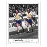 Autographed SOUTHAMPTON 16 x 12 Limited Edition : Colorized, depicting Southampton's PETER RODRIGUES