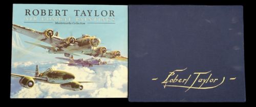 Robert Taylor signed limited edition hardback book titled Air Combat Paintings Masterworks