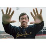 Gordon Banks signed 12x8 inch colour photo. Good Condition. All autographs come with a Certificate