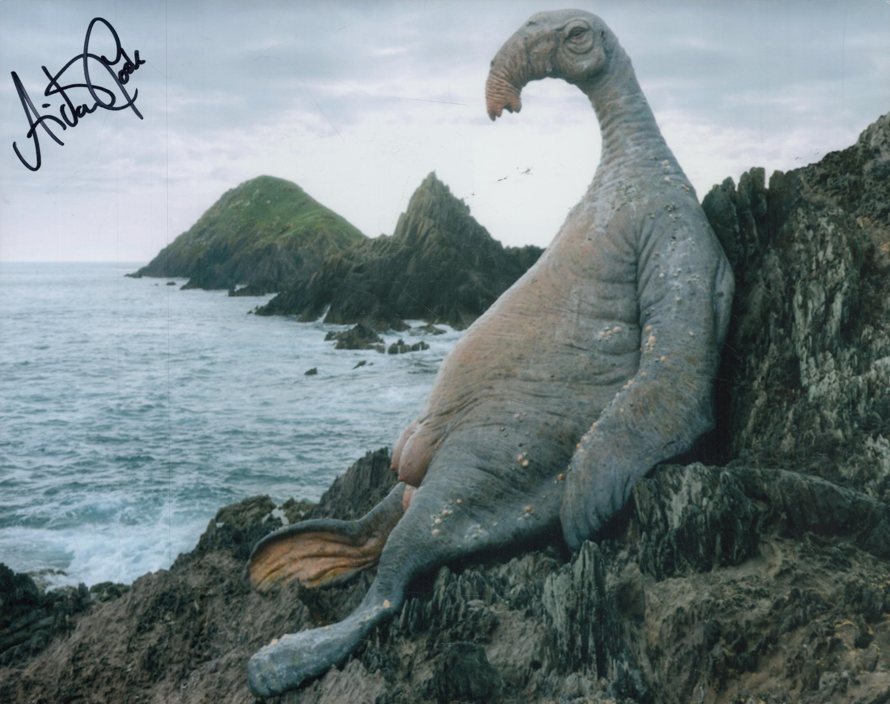 Star Wars Aiden Cooke signed 10 x 8 inch Sea Creature colour move scene photo. English puppeteer and