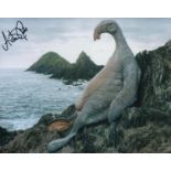 Star Wars Aiden Cooke signed 10 x 8 inch Sea Creature colour move scene photo. English puppeteer and