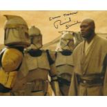 Star Wars 8 x 10 inch colour Clone Trooper scene photo signed by actor Richard Stride. Richard