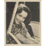 Maureen O'Sullivan signed 10x8 inch vintage sepia photo. Dedicated. Good Condition. All autographs