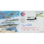 Brigadier General P W. Tibbets signed 50th Anniversary of the United States Air Force flown FDC PM