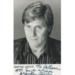 Martin Jarvis signed 6x4 inch black and white photo dedicated. Good Condition. All autographs come