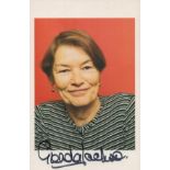 Glenda Jackson signed 6x4 inch colour photo. Good Condition. All autographs come with a