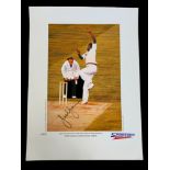 Joel Garner signed 22x16 inch Sporting Masters limited edition print 444/500. Good Condition. All