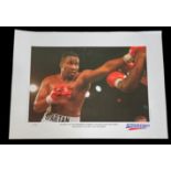 Tim Witherspoon signed 22x16 inch Sporting Masters limited edition print 467/500. Good Condition.