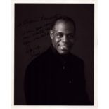 Danny Glover signed 10x8 inch black and white photo dedicated. Good Condition. All autographs come