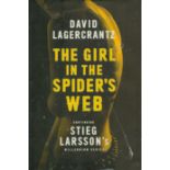 David Lagercrantz 1st Edition Hardback Book Titled The Girl in the spiders Web. Published in 2015.