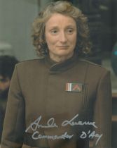 Star Wars 8 x 10 inch colour movie photo signed by Amanda Lawrence as Commander D'Acy. Good