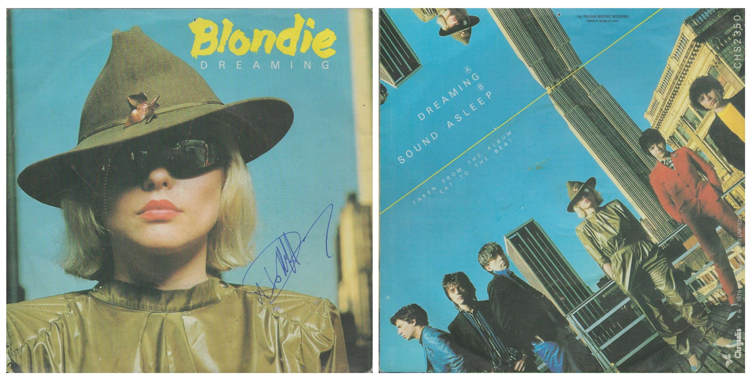 Debbie Harry - Blondie. Singer, songwriter and actress. A vinyl 7" single of Blondie - 'Dreaming' (
