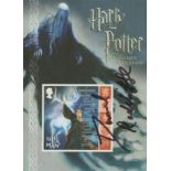 Harry Potter and the Prisoner of Azkaban, an Isle of Man unused post stamp card. Signed by Daniel