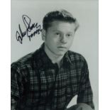 Mickey Rooney signed 10x8 inch black and white photo. Good Condition. All autographs come with a