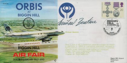 Michael Bentine signed Biggin Hill International Air fair FDC. Good Condition. All autographs come