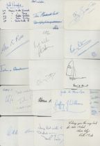 Sailing - Nineteen vintage signed cards, 4.5x3.5 inches and smaller, some dedicated. Some world