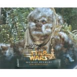 Star Wars The Return of the Jedi 8 x 10 inch colour photo signed by Ewok Michael Henbury. Good