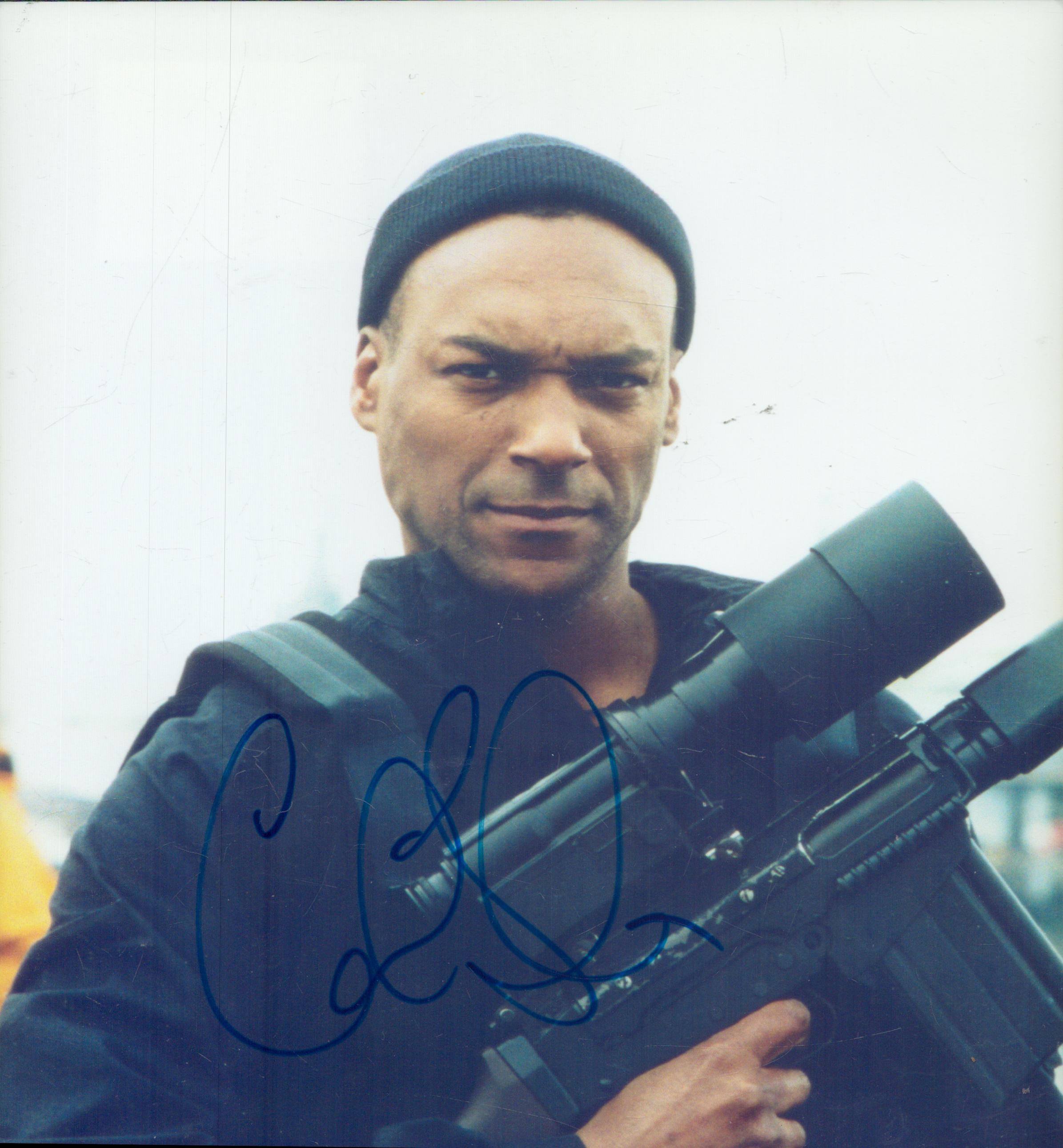 Colin Salmon signed 10x8 inch colour photo. Good Condition. All autographs come with a Certificate