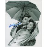 Debbie Reynolds signed 10x8 inch black and white photo. Good Condition. All autographs come with a