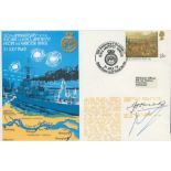 Navy Yangtse River Incident 30th anniversary cover signed by Commander J.S Kerans DSO, Captain of