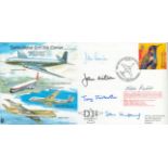 Multiple signed Experimental Jet Aircraft Cover EJA(S)18. De Havilland D.H 106 Comet Cover. Flown in