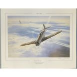 WW2 Luftwaffe fighter aces collection. Three Mark Postlethwaite Prints Each Signed By a Luftwaffe