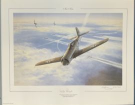 WW2 Luftwaffe fighter aces collection. Three Mark Postlethwaite Prints Each Signed By a Luftwaffe