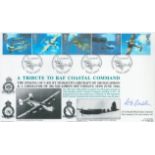 WW2 Uboat ace AVM WILFRED OULTON DSO DFC signed 1997 RAF COASTAL COMMAND Architects of the Air