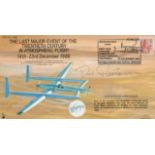 US pilot Dick Rutan signed 2004 V.C.C. Centenary of Flight Series COF53 Signed Cover. The Last Major