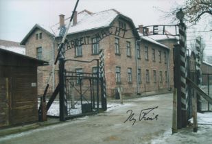 WW2 Auschwitz survivor Iby Knill signed 8x12 colour photo. Iby Knill was liberated by American