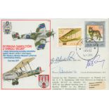 WW2 rare Polish Battle of Britain pilots multiple signed C48c DH9/a Spitfire Exchange cover.