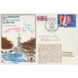 Great War veteran A Hornsby HMS Barham 1916, signed official 1976 , 60th ann Battle of Jutland