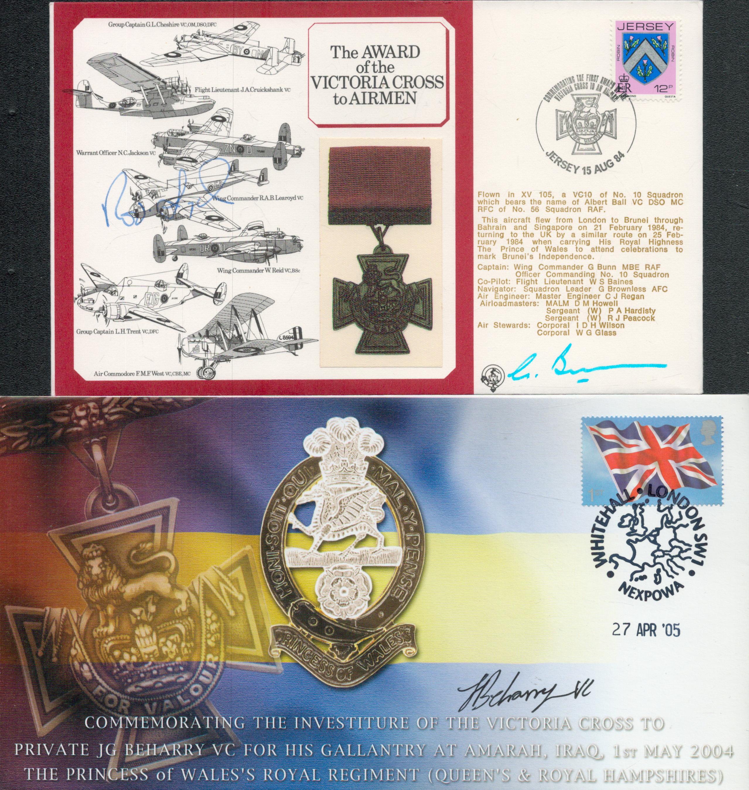 Four Victoria Cross winners signed cover collection. Johnson Beharry VC signed on his own cover. - Image 2 of 2