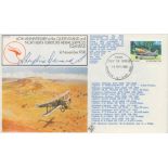 WW2 Hughie Edwards VC DSO DFC Victoria Cross winner signed QANTAS 60th ann 1st flight cover. Air