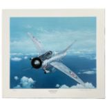 Lightning Strike RAF print by Keith Aspinall. This stunning print is signed by the artist.