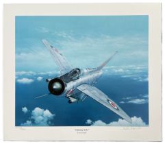 Lightning Strike RAF print by Keith Aspinall. This stunning print is signed by the artist.