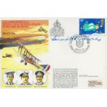 Great War fighter ace Leonard Rochford DSC signed 1981, official Navy cover comm. 65th ann of