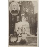 RARE CANADIAN WWI vintage POSTCARD: EDITH CAVELL MONUMENT BRUSSELS C1915 unused. Edith Louisa Cavell