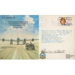 Enola Gay Atom bomb pilot WW2 Brig Paul Tibbets Signed B-29 Bomber Cover. Paul Warfield Tibbets