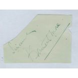 Reach for the Sky Douglas Bader actor Kenneth More signed small signature piece. English film and