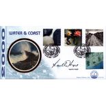 Heather Angel signed Water and Coast FDC. 7/3/00 Durham postmark. Good condition Est.