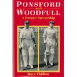 Ponsford and Woodfull - a premier partnership by Marc Fiddian hardback book. UNSIGNED. Good