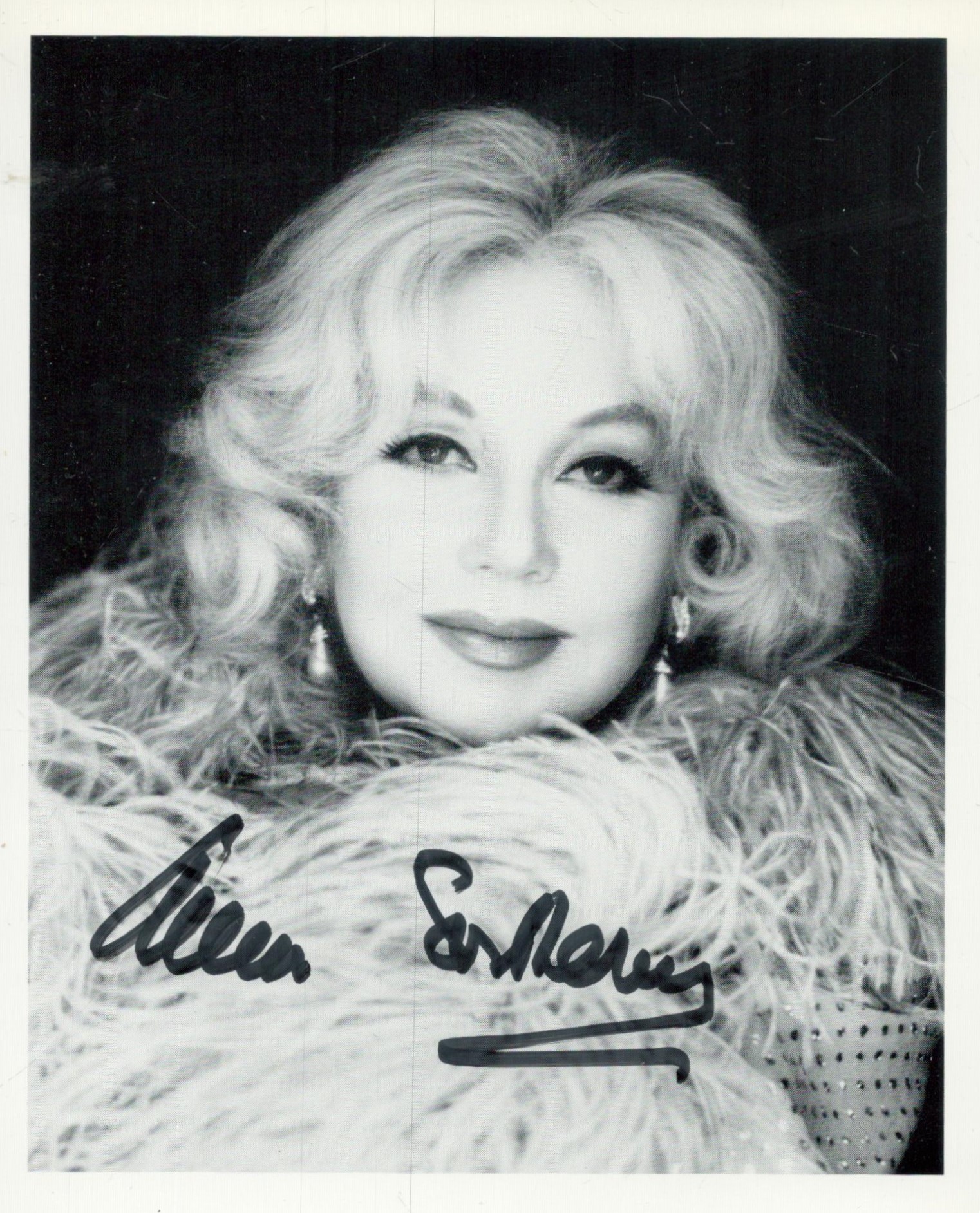 Ann Southern signed 7x5 inch black and white photo. Good condition Est.