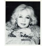 Ann Southern signed 7x5 inch black and white photo. Good condition Est.