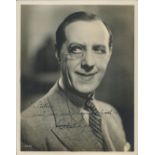 Ralph Lynn - vintage 10x8 black and white photo, very early image inscribed 'with my best wishes for