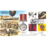 Professor Heinz Wolf signed Great War 1900 commemorative flown FDC (JS(MIL)1) PM The Start of the