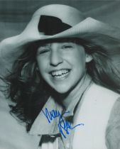 Mayim Bialik signed 10x8 inch black and white photo. Good condition Est.