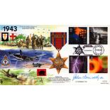 WWII Squadron Leader J.P Kenneally VC signed Great War 1943 commemorative FDC (JSM(MIL)14) PM Arakan