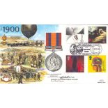 General Sir John Stibbon KCB OBE signed Great War 1900 commemorative flown FDC (JS(MIL)1) PM The